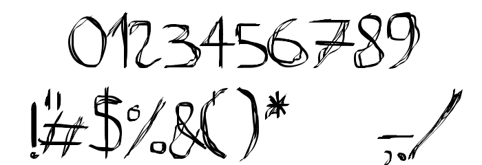 D_rough Normal Font OTHER CHARS
