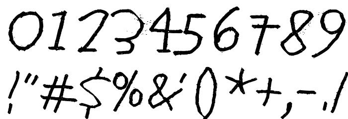 Déjà-vu dive Font OTHER CHARS