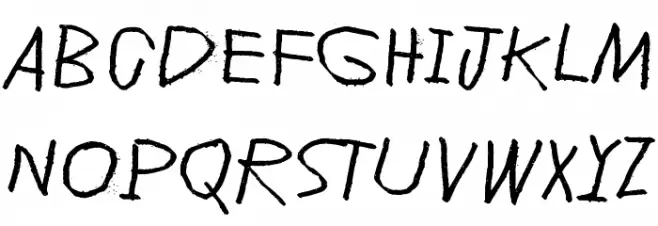 Déjà-vu dive Fonte MAIÚSCULAS