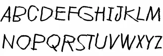 Déjà-vu dive Font Litere mici