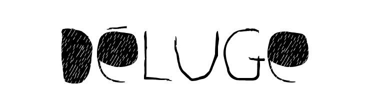 Déluge  font caratteri gratis