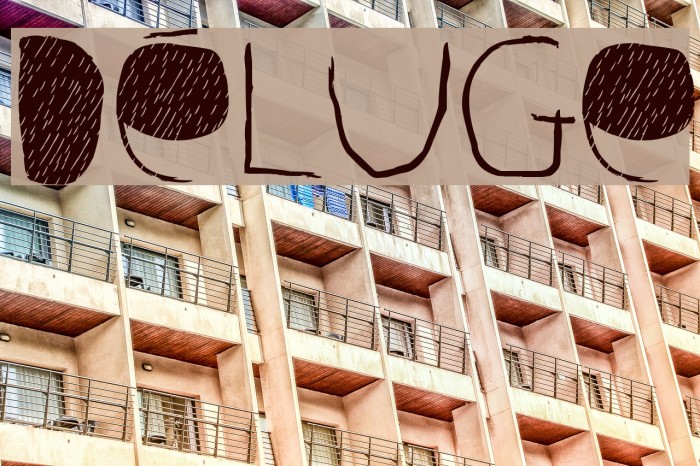 Déluge Font examples