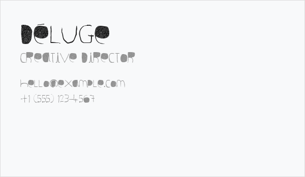 Déluge Business Card