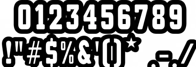 d-LaCruz Font OTHER CHARS