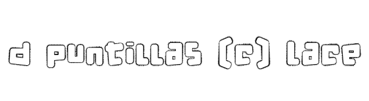 d puntillas [c] Lace फ़ॉन्ट