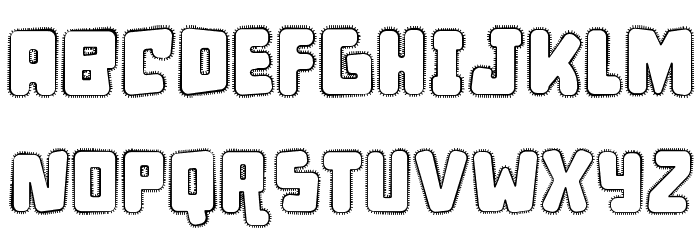 d puntillas [c] Lace Font UPPERCASE