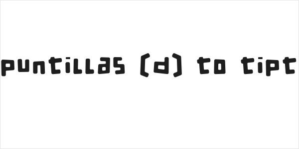 d puntillas [d] to tiptoe Logo