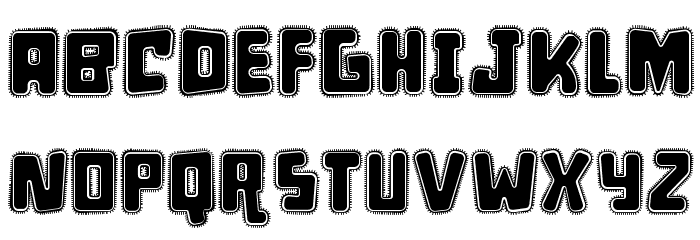 d puntillas [e] tiptoes squid Font UPPERCASE