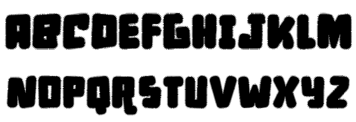 d puntillas [f] tiptoes squid Font UPPERCASE