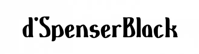 d'SpenserBlack  Frei Schriftart Herunterladen