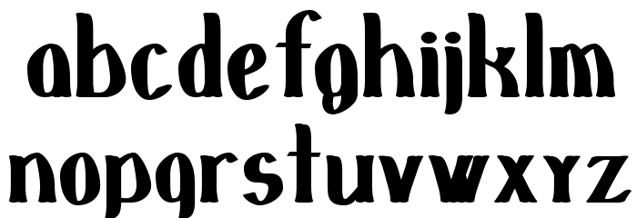 d'SpenserBlack Шрифта строчной