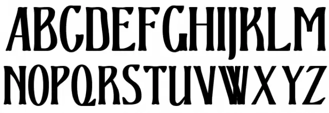 d'SpenserBold Font Litere mari