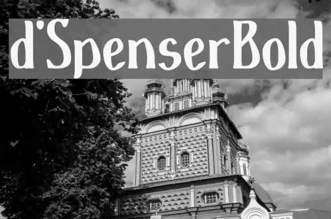 d'SpenserBold Font examples