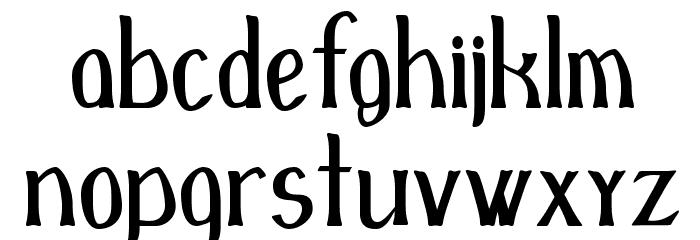 d'Spenser Font LOWERCASE