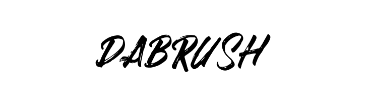 DABRUSH  免费字体下载