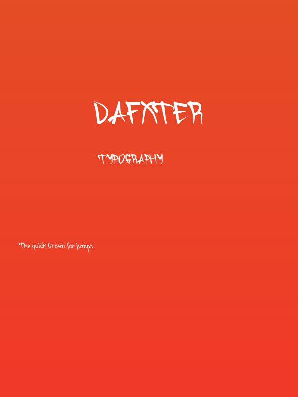 DAFXTER Poster