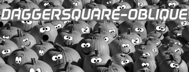 DAGGERSQUARE-OBLIQUE Font examples