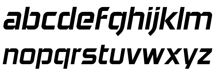 DAGGERSQUARE-OBLIQUE Font LOWERCASE