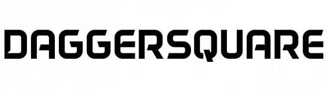 DAGGERSQUARE  Frei Schriftart Herunterladen