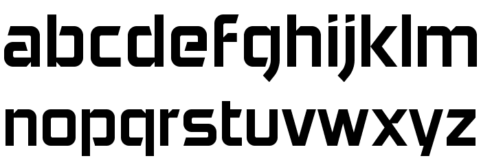 DAGGERSQUARE Font LOWERCASE