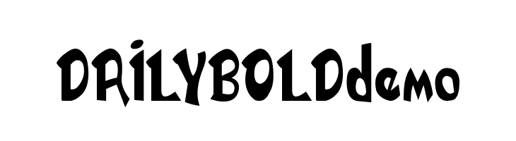DAILY BOLD demo  baixar fontes gratis