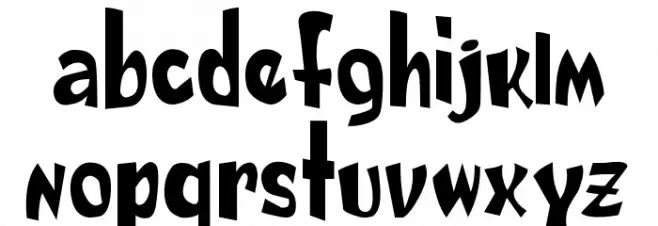 DAILY BOLD demo Schriftart Kleinbuchstaben