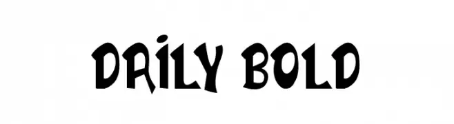 DAILY BOLD  Fuentes Gratis Descargar