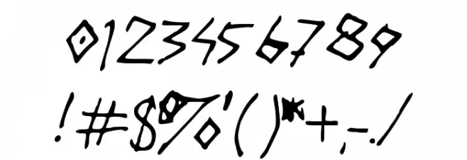 DAILYROUTINE Шрифта ДРУГИЕ символов