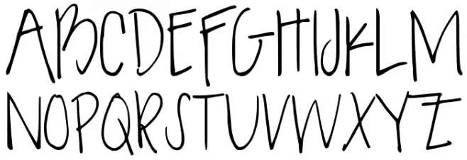 DAISY CHARMING Schriftart Groß