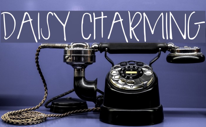 DAISY CHARMING Example 1