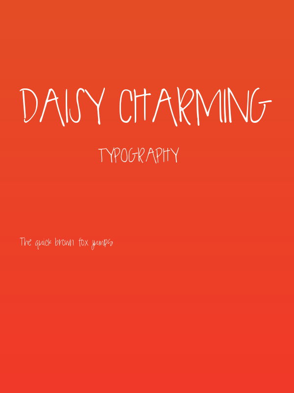 DAISY CHARMING Poster