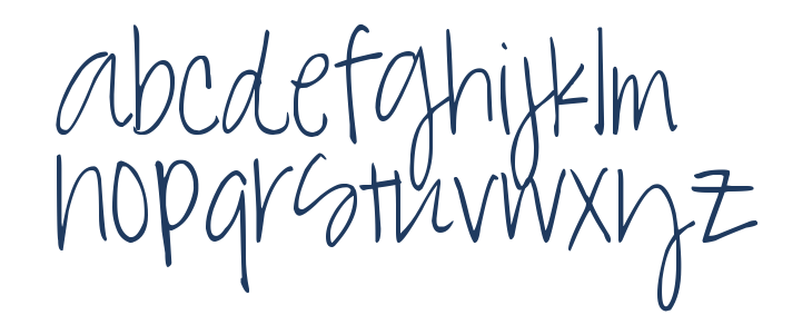 DAISY CHARMING Lowercase