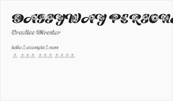 DAISYWAY PERSONAL USE Business Card