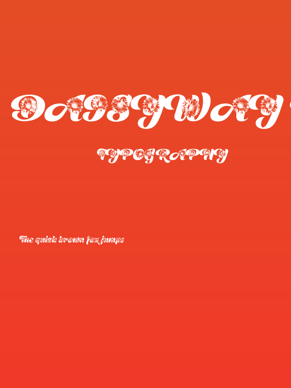 DAISYWAY PERSONAL USE Poster