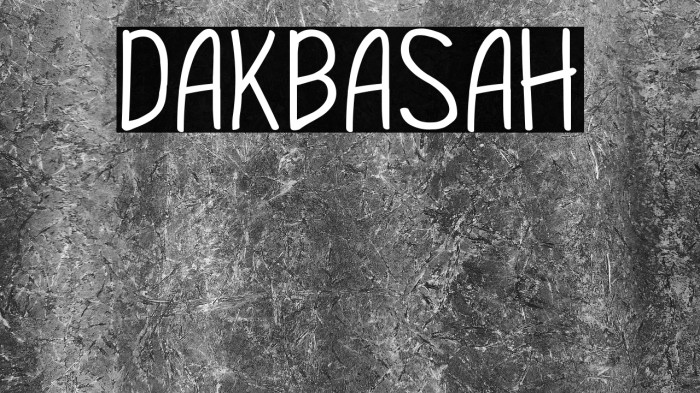 DAKBASAH Example 3