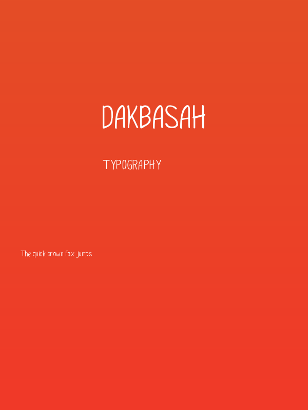 DAKBASAH Poster