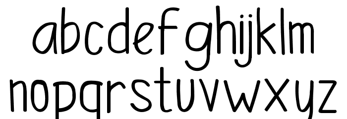 DAKBASAH Font LOWERCASE