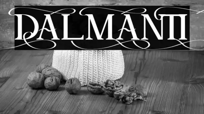 DALMANTI Font examples