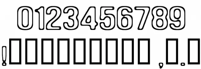 DAM Font OTHER CHARS