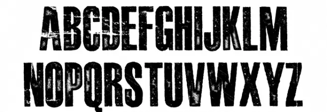 DAMAGEPLAN PERSONAL USE Bold Шрифта ВЕРХНИЙ