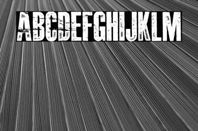 DAMAGEPLAN PERSONAL USE Bold Font examples