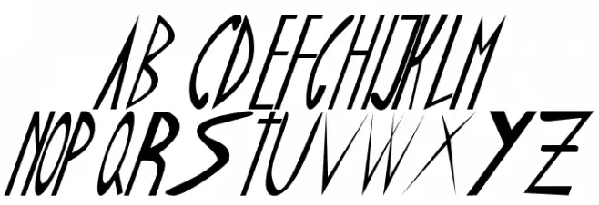 DAMAIPEMILU-Oblique 字体 大写