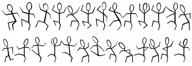 DANCEMAN Caratteri MINUSCOLO