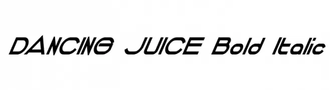 DANCING JUICE Bold Italic  フリーフォントのダウンロード