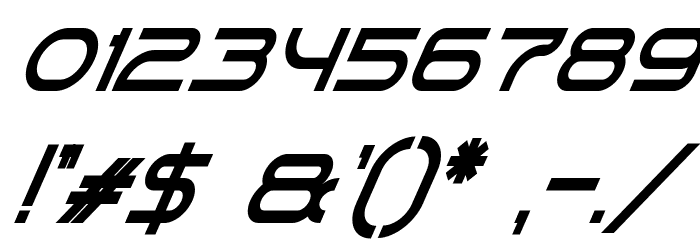 DANCING JUICE Bold Italic Font OTHER CHARS