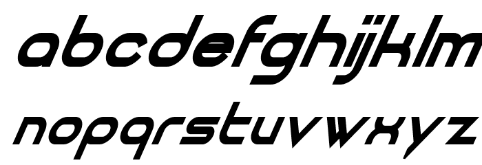 DANCING JUICE Bold Italic Font LOWERCASE