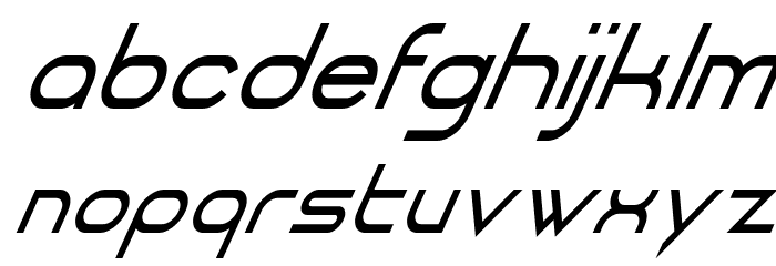 DANCING JUICE Italic Font LOWERCASE