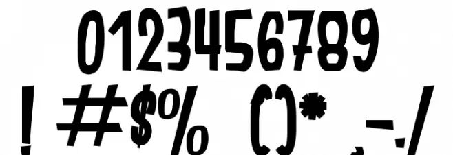 DANCING JUNGLE Font OTHER CHARS