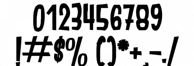 DANCING JUNGLE Font OTHER CHARS