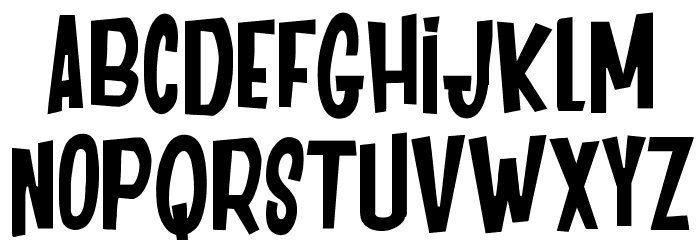 DANCING JUNGLE Font LOWERCASE